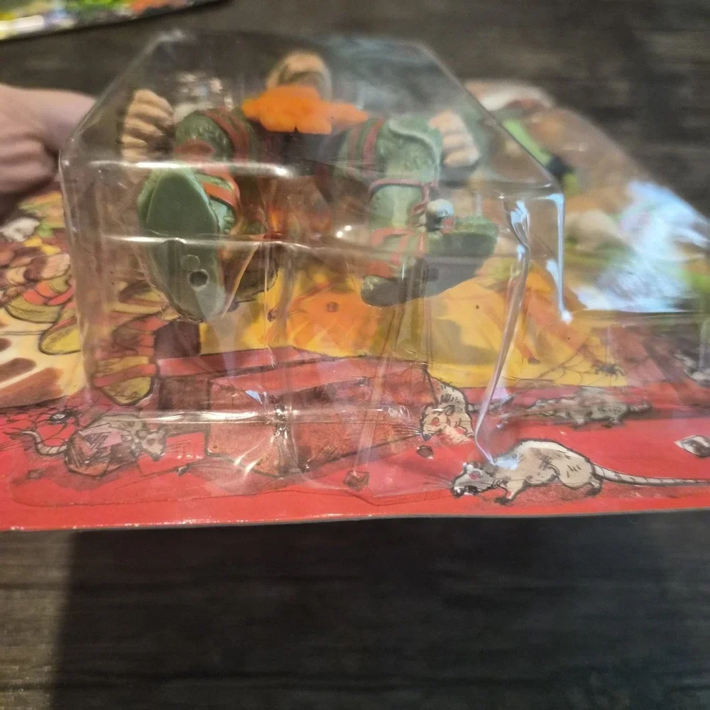 1990 TMNT Rat King MOC Sealed Vintage Playmates Action Figure Complete Card